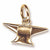 Anvil charm in Yellow Gold Plated hide-image