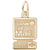 Mail Charm in Yellow Gold Plated