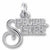 Special Sister charm in 14K White Gold hide-image