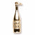 Napa Valley Wine Bottle charm in Yellow Gold Plated hide-image