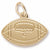 College Football Charm in 10k Yellow Gold hide-image
