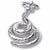 Cobra charm in Sterling Silver hide-image