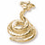 Cobra Charm in 10k Yellow Gold hide-image