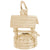 Wishing Well Charm in Yellow Gold Plated