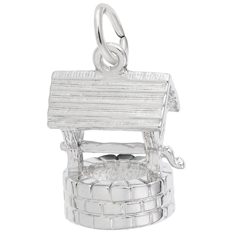 Wishing Well Charm In Sterling Silver