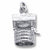 Wishing Well charm in 14K White Gold hide-image