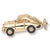 Sport Car charm in Yellow Gold Plated hide-image