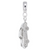 Sport Car charm dangle bead in Sterling Silver hide-image