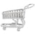 Grocery Cart Charm In Sterling Silver