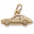 Sport Car Charm in 10k Yellow Gold hide-image