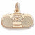 Boom Box Charm in 10k Yellow Gold hide-image