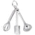 Cooking Utensils Charm In Sterling Silver