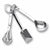 Cooking Utensils charm in Sterling Silver hide-image