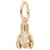 Oil Drill Charm In Yellow Gold