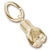 Oil Drill charm in Yellow Gold Plated hide-image