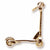 Scooter charm in Yellow Gold Plated hide-image