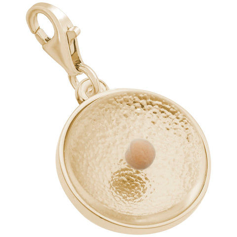 Mustard Seed Charm in Yellow Gold Plated