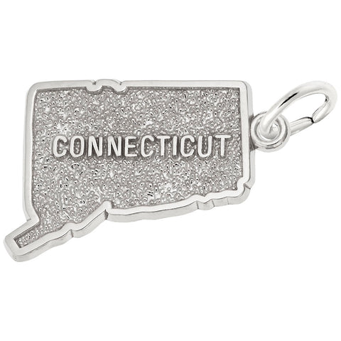 Connecticut Charm In Sterling Silver