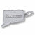 Connecticut charm in Sterling Silver hide-image