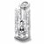 Barcelona Cathedral charm in Sterling Silver hide-image
