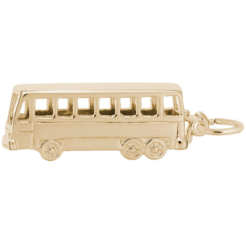 Bus Charm in Yellow Gold Plated