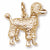 Poodle Charm in 10k Yellow Gold hide-image