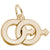Male Charm in Yellow Gold Plated
