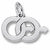 Male charm in Sterling Silver hide-image