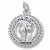 Bride And Groom charm in 14K White Gold hide-image