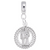 Bride And Groom charm dangle bead in Sterling Silver hide-image