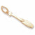 Paddle charm in Yellow Gold Plated hide-image