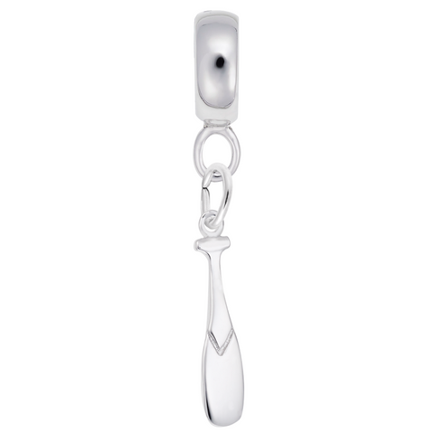 Paddle Charm Dangle Bead In Sterling Silver