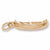 Canoe charm in Yellow Gold Plated hide-image