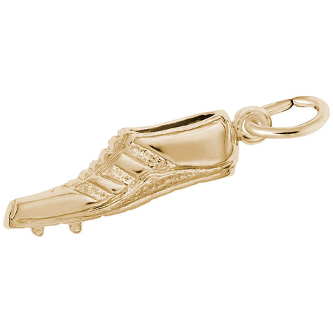 Track Shoe Charm in Yellow Gold Plated