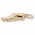 Track Shoe charm in Yellow Gold Plated hide-image