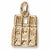 Notre Dame Cathedral charm in Yellow Gold Plated hide-image