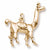 Llama charm in Yellow Gold Plated hide-image