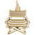 Directors Chair Charm In Yellow Gold