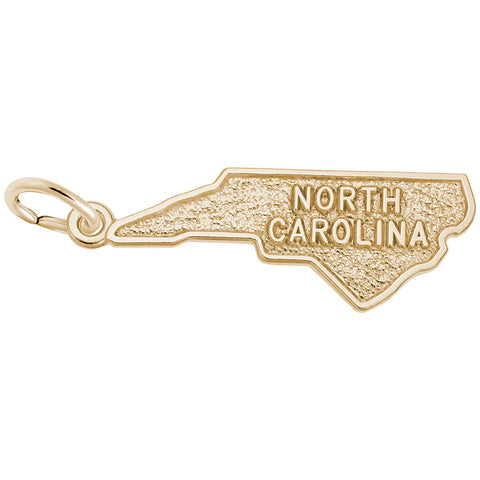 N.Carolina Charm in Yellow Gold Plated