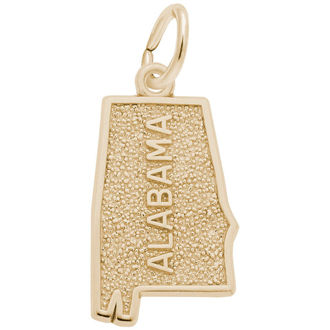 Alabama Charm in Yellow Gold Plated