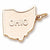 Ohio charm in Yellow Gold Plated hide-image