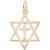 Interfaith Symbol Charm in Yellow Gold Plated