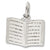 Book charm in 14K White Gold hide-image