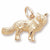 Fox charm in Yellow Gold Plated hide-image