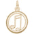 Music Charm In Yellow Gold