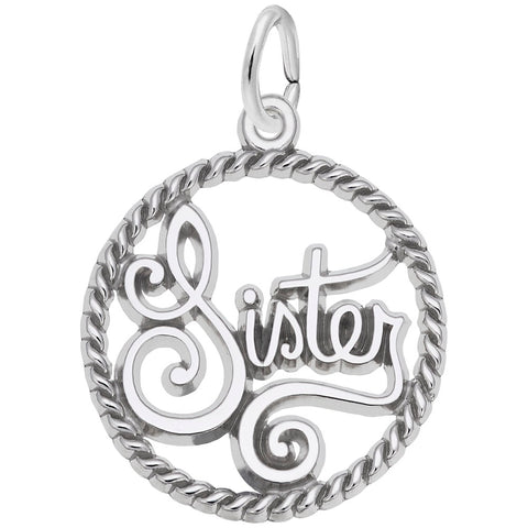 Sister Charm In Sterling Silver