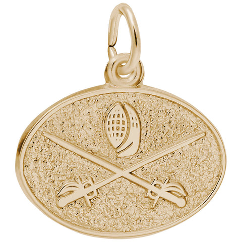 Fencing Charm In Yellow Gold