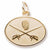 Fencing charm in Yellow Gold Plated hide-image