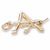 Cricket charm in Yellow Gold Plated hide-image