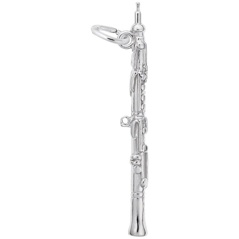 Oboe Charm In Sterling Silver